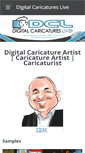 Mobile Screenshot of digitalcaricatureslive.com